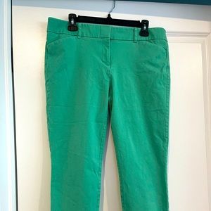 Green New York & Company Capri Casual Dress Pants